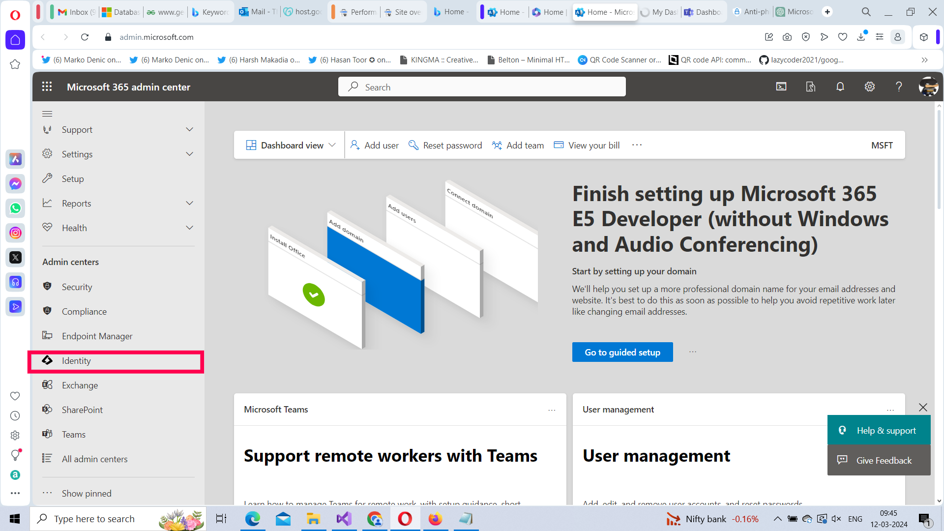 Accessing Microsoft Entra ID admin center demo