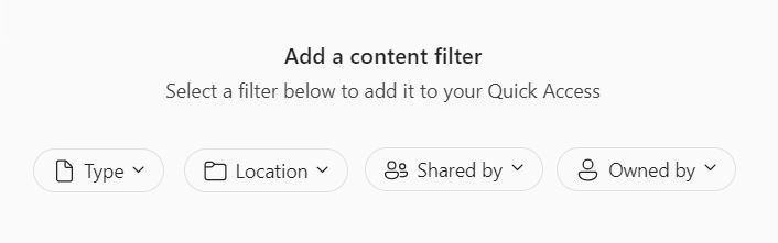 Microsoft 365 content filter dialog box 
