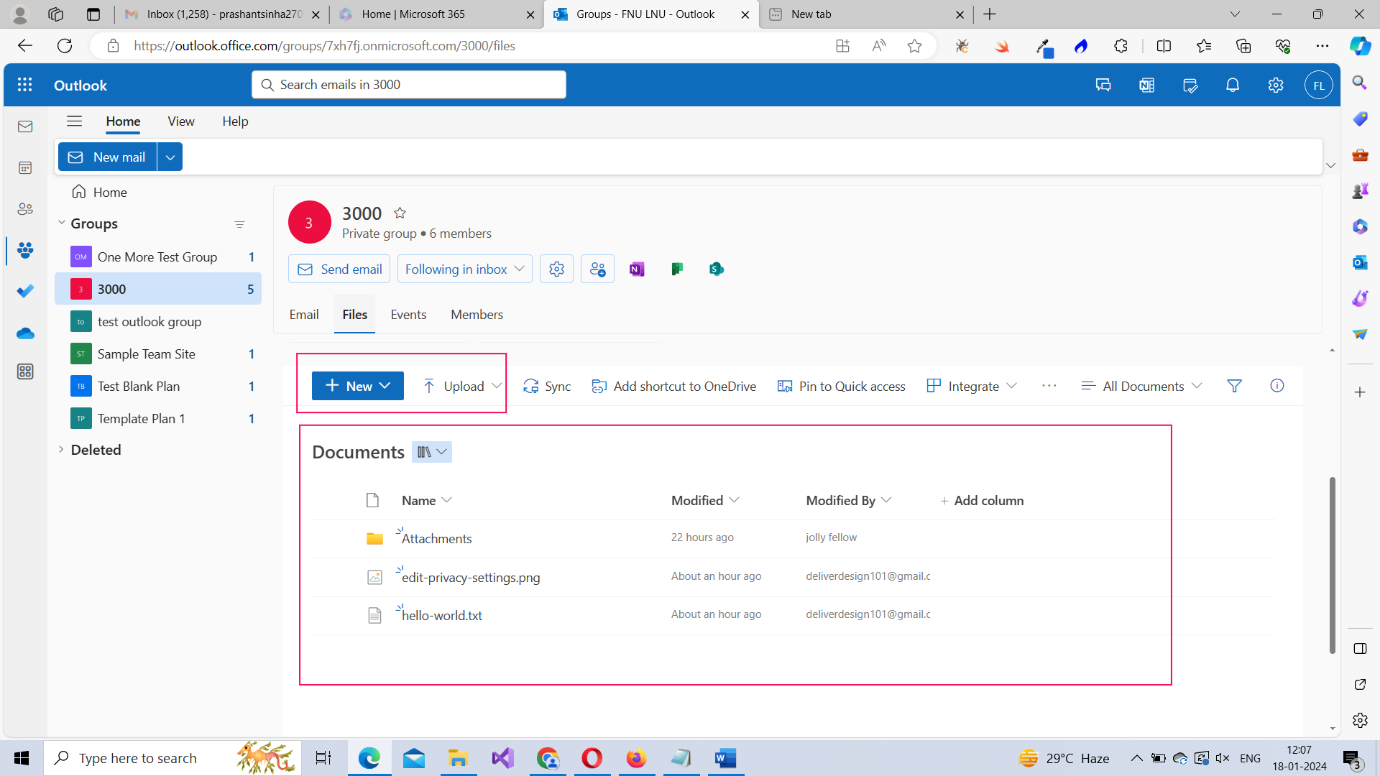 Image shows how you can edit the configured Outlook meeting details by clicking the edit icon in the calendar app. 