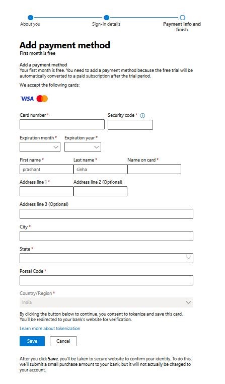 Add payment method.  