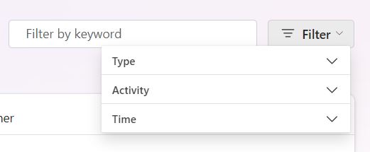 My Content Tab within Microsoft 365 Home Page  