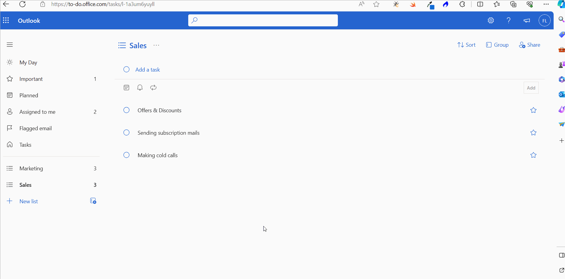 This image shows how you can copy a task by right clicking the task and selecting the location for your task to be copied. 