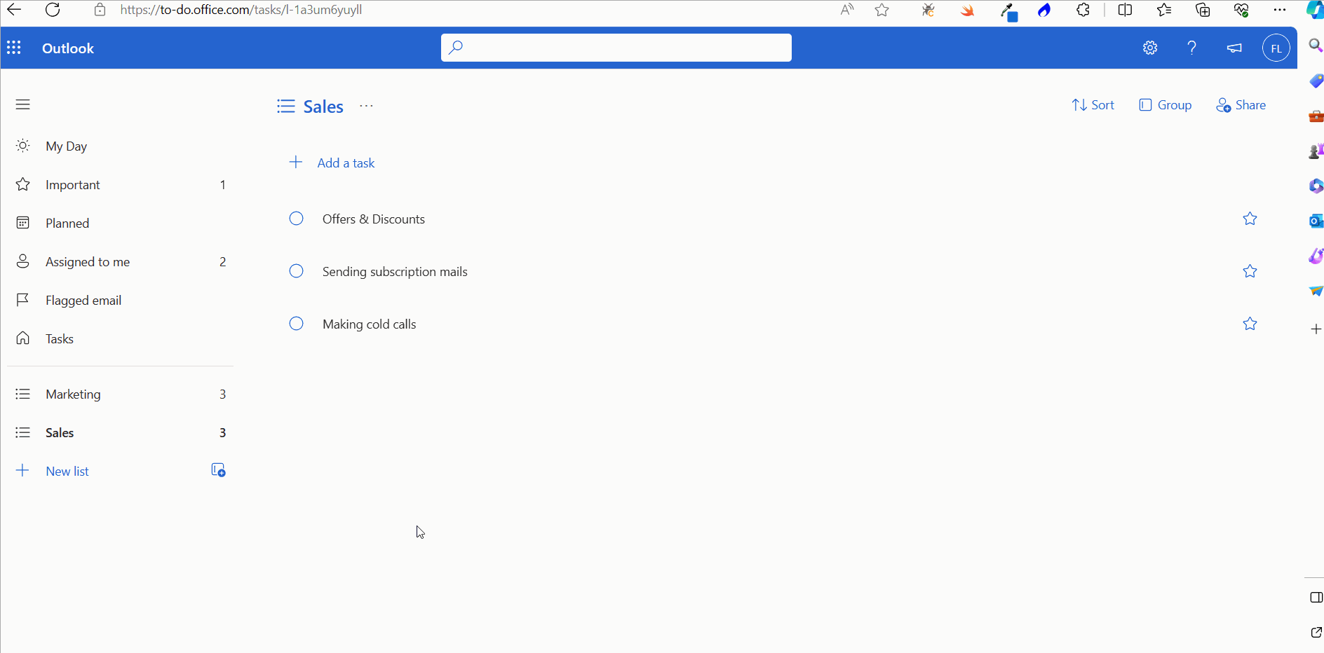 This image shows how you can move a task by right clicking the task and selecting the location for your task to be moved. 