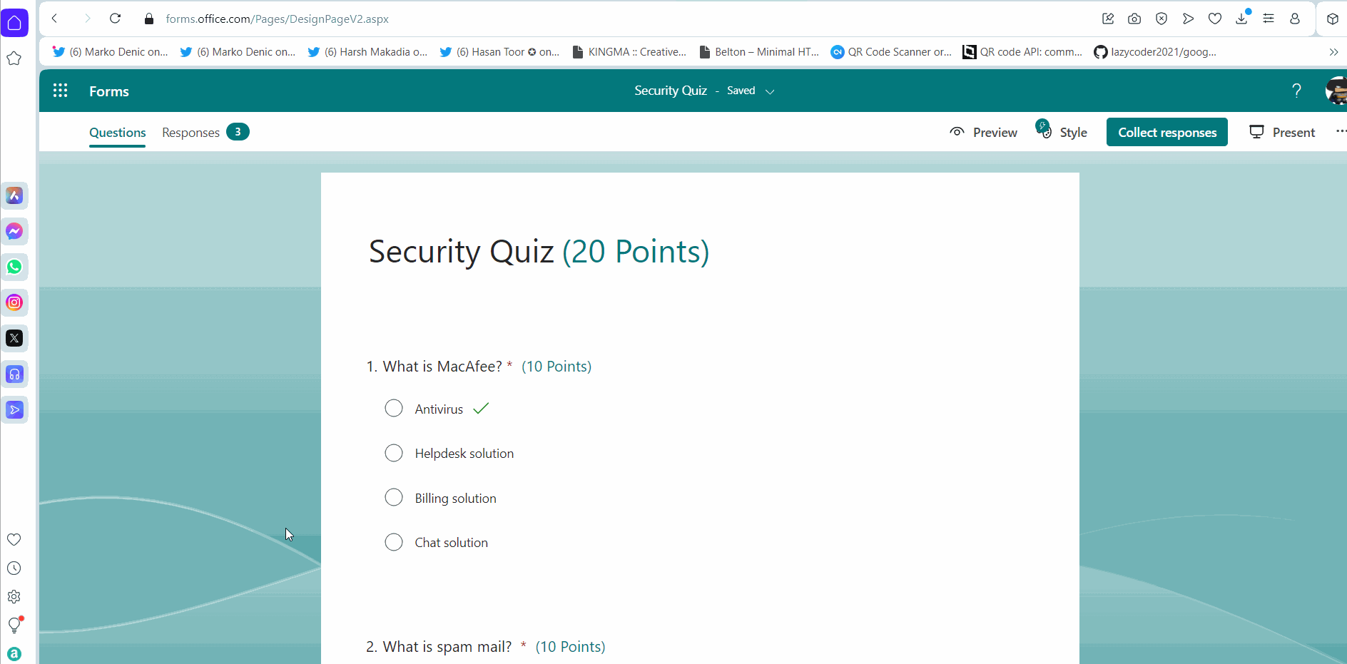 Image shows how to turn off the practice mode for quiz.