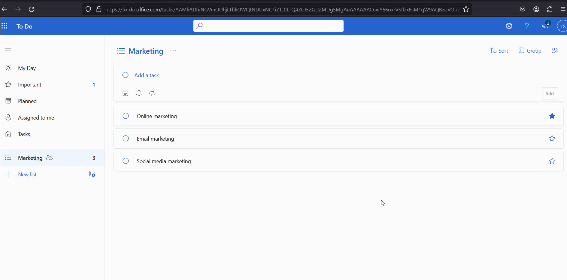 This image shows how you can leave a task list group by clicking the leave list option and confirming your action. 