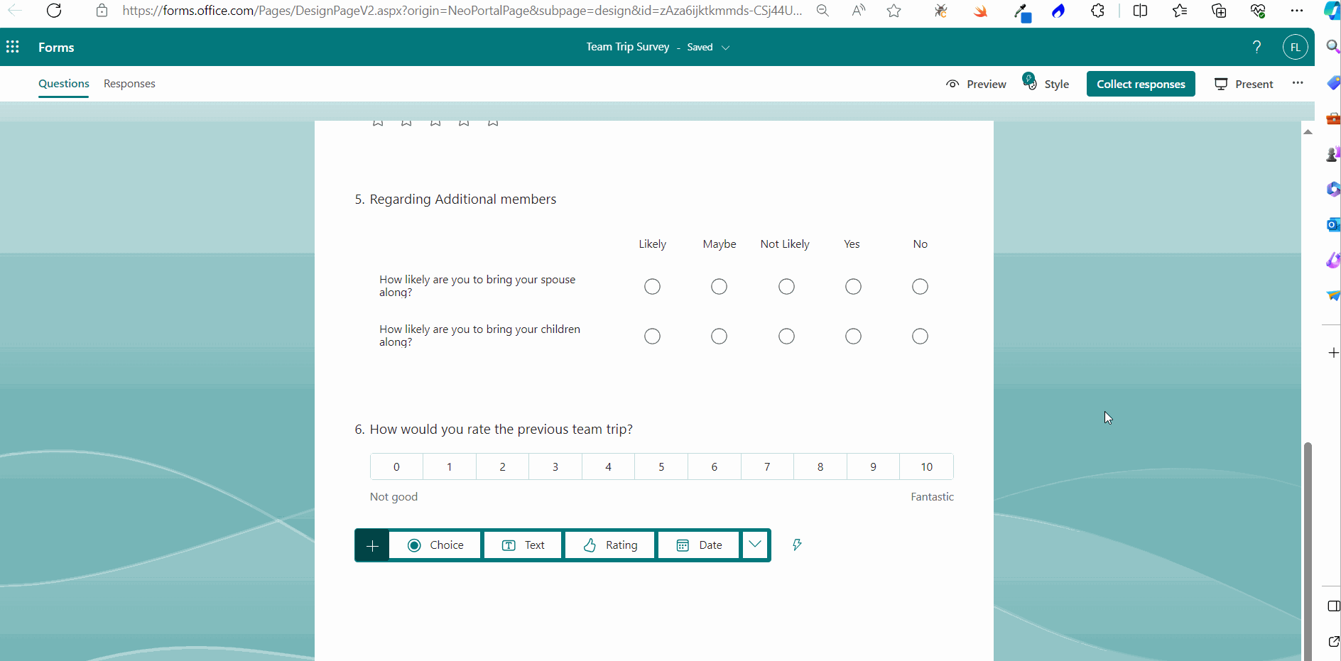 Image shows how an upload-based survey question can be created