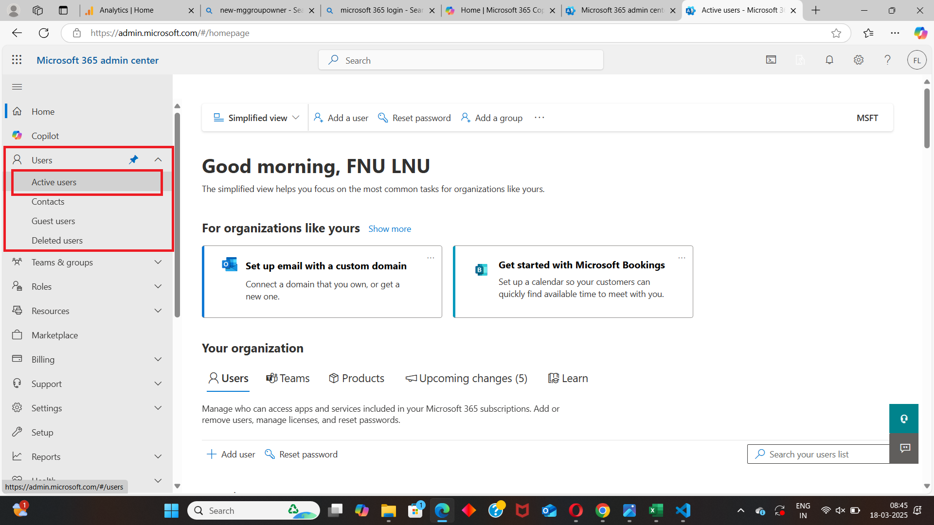 PowerShell command creating a new Microsoft 365 user with New-MgUser cmdlet